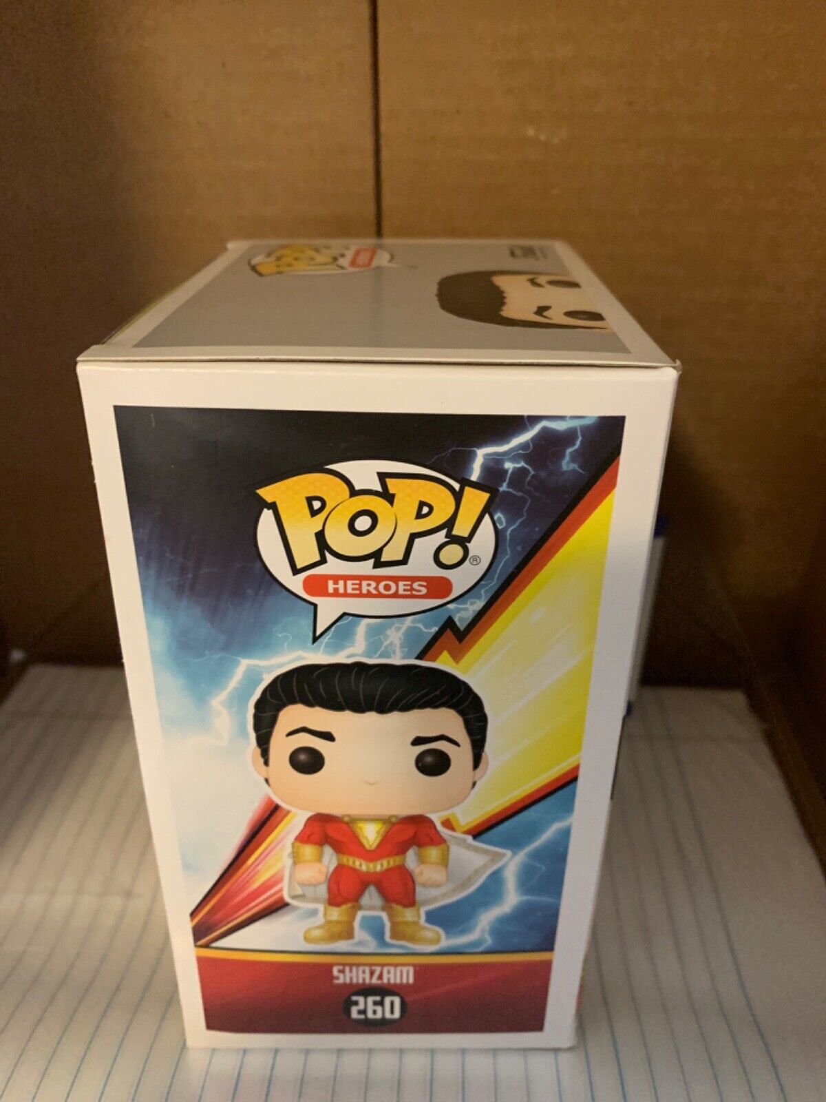 Zachary Levi Signed Funko Pop “Shazam” Certified #260 BECKETT BAS