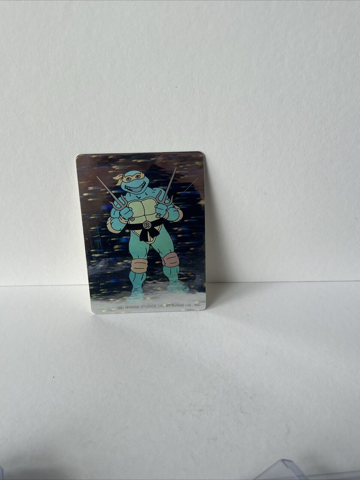 1991 Mirage Studios Teenage Mutant Ninja Turtles Raphael Hologram Sticker