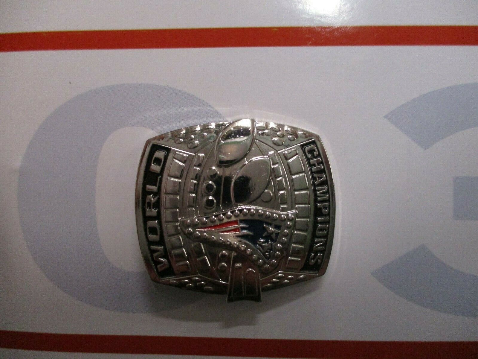 New England Patriots Championship Ring Pin Set 2001, 2003, 2004 3 Pins Kraft