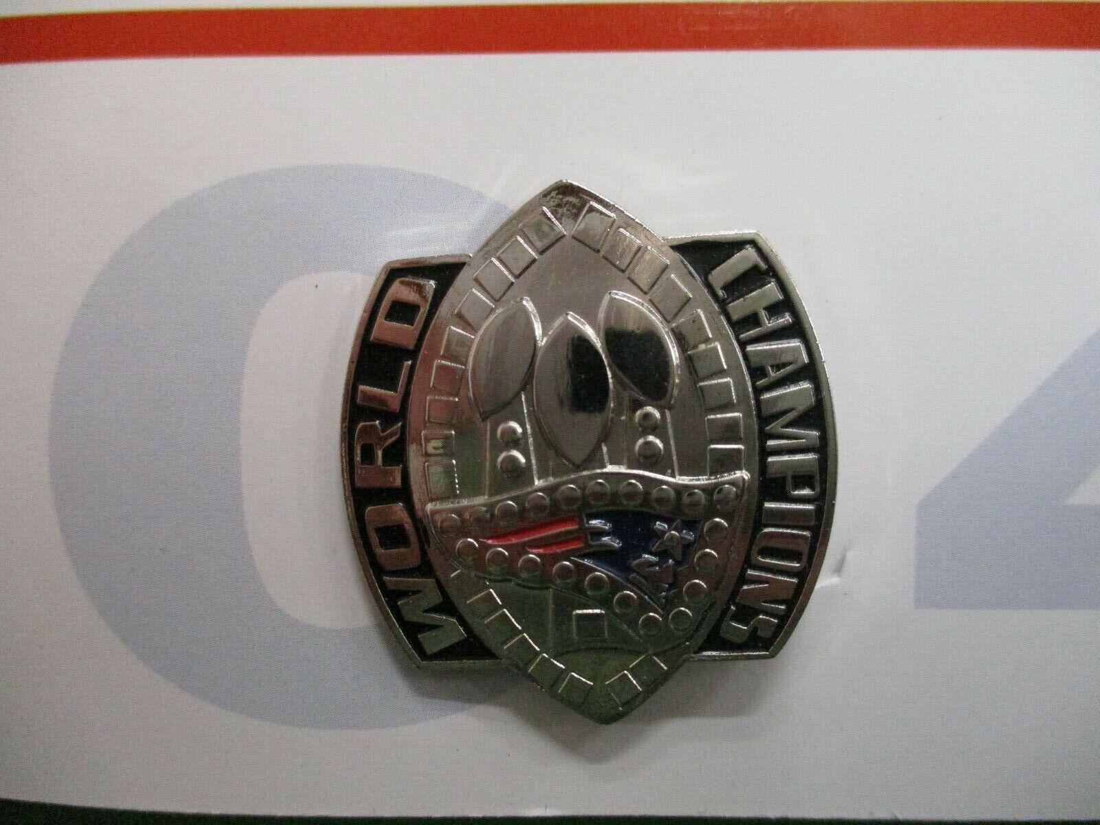 New England Patriots Championship Ring Pin Set 2001, 2003, 2004 3 Pins Kraft