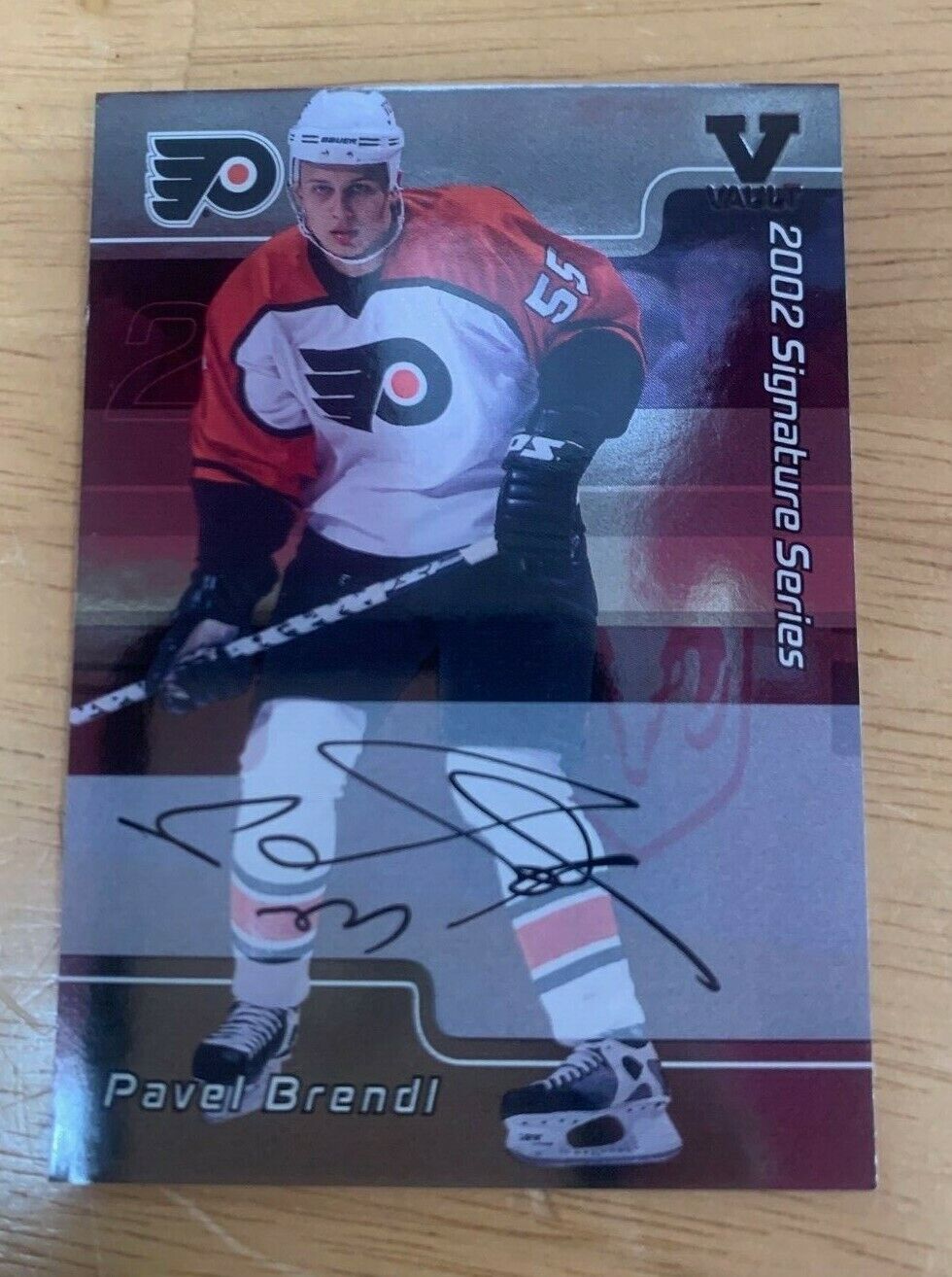 Pavel Brendl 2002 Signature Series AutoCard 2015/16 ING Vault 2002 Signed