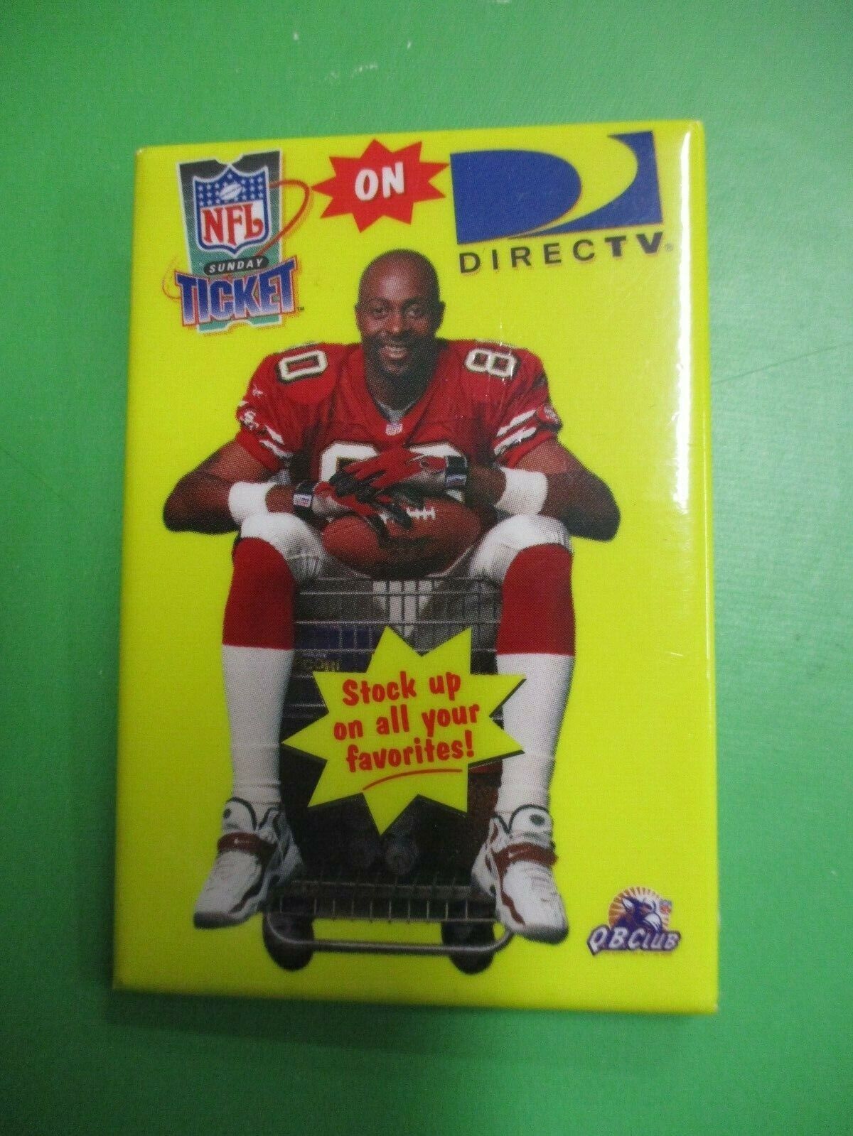 Jerry Rice DirecTV NFL Sunday Ticket Pin Promo San Francisco 49ers