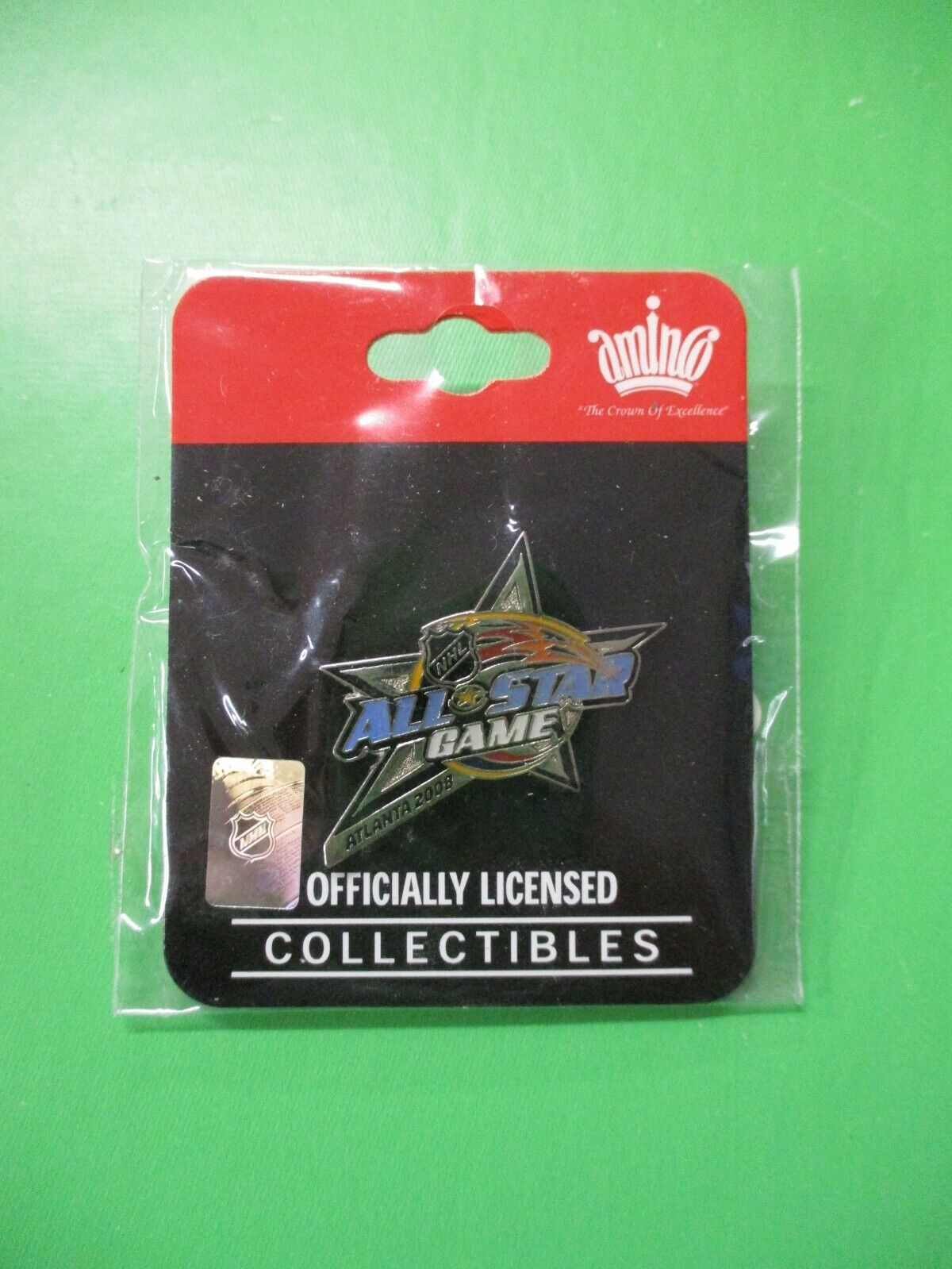 NHL All Star Game Atlanta 2008 Mini Silver Pin Aminco International