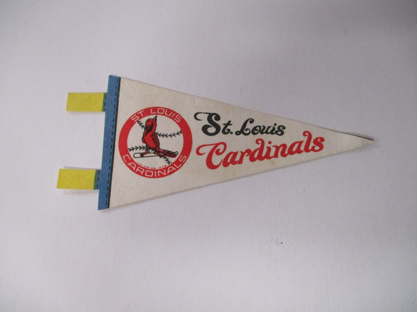 Vintage St. Louis Cardinals 8 Inch Mini Pennant Flag MLB Baseball Ex Condition