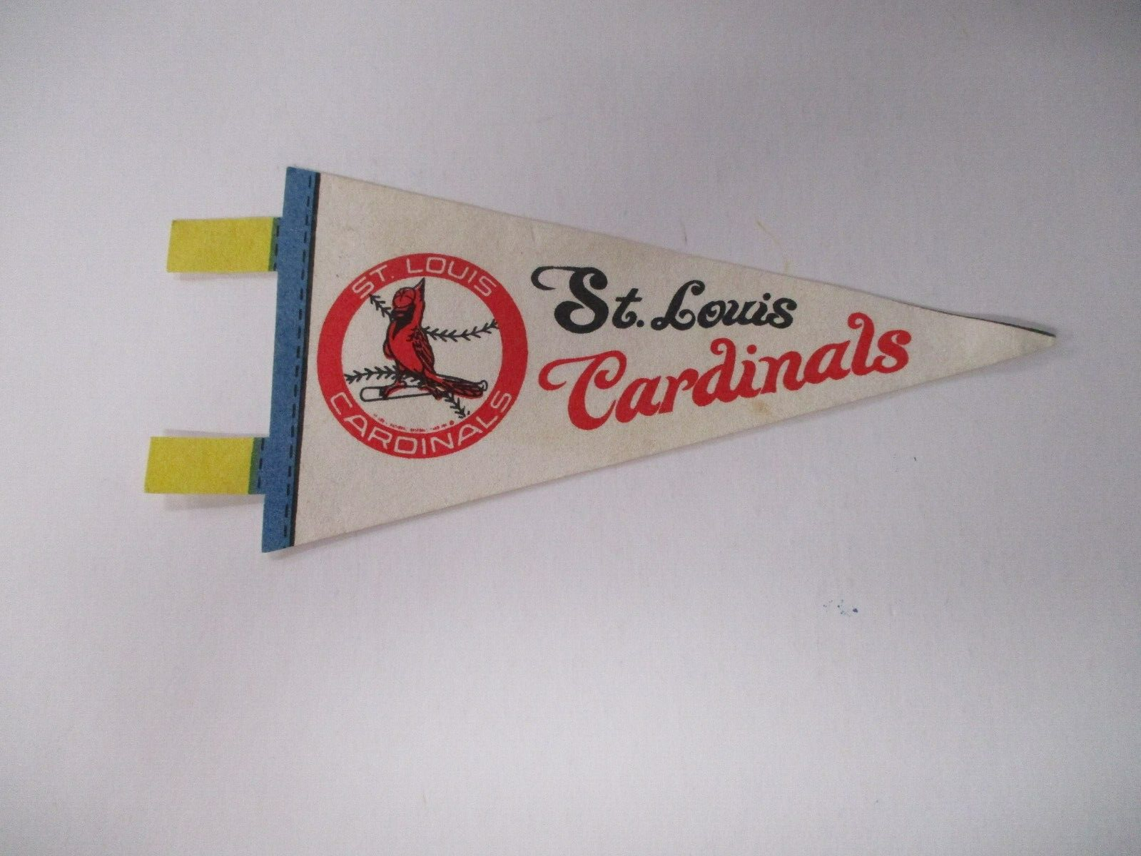 Vintage St. Louis Cardinals 8 Inch Mini Pennant Flag MLB Baseball Ex Condition