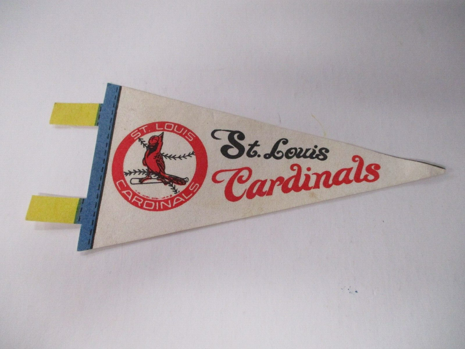 Vintage St. Louis Cardinals 8 Inch Mini Pennant Flag MLB Baseball Ex Condition