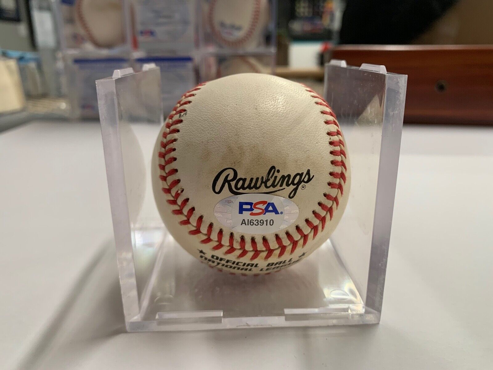 Robin Roberts Autographed Rawlings White Baseball PSA Certified #AI63910 MLB