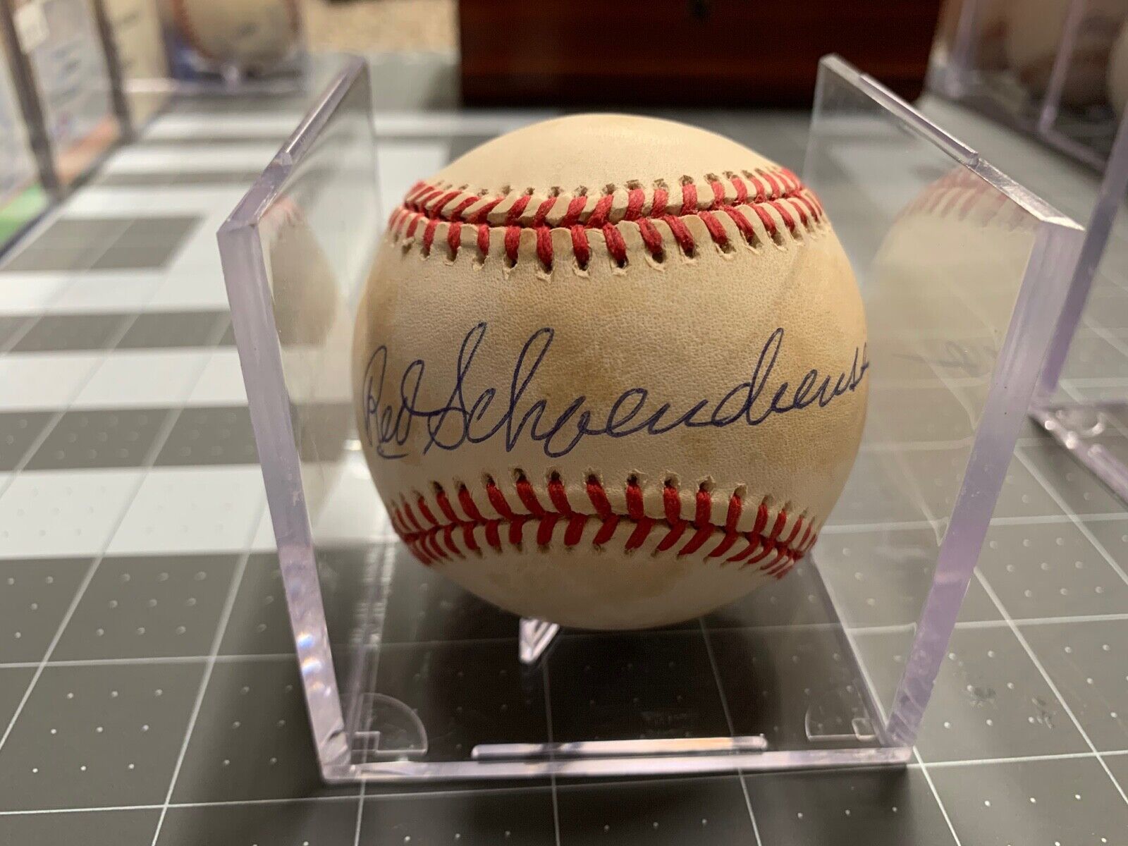 Red Schoendienst Autographed William White Baseball PSA Certfied #AI63882 MLB