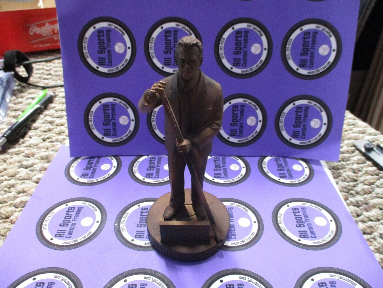 PHIL ESPOSITO LIGHTNING STATUE BRAND NEW in box Amalie Arena Statue SGA