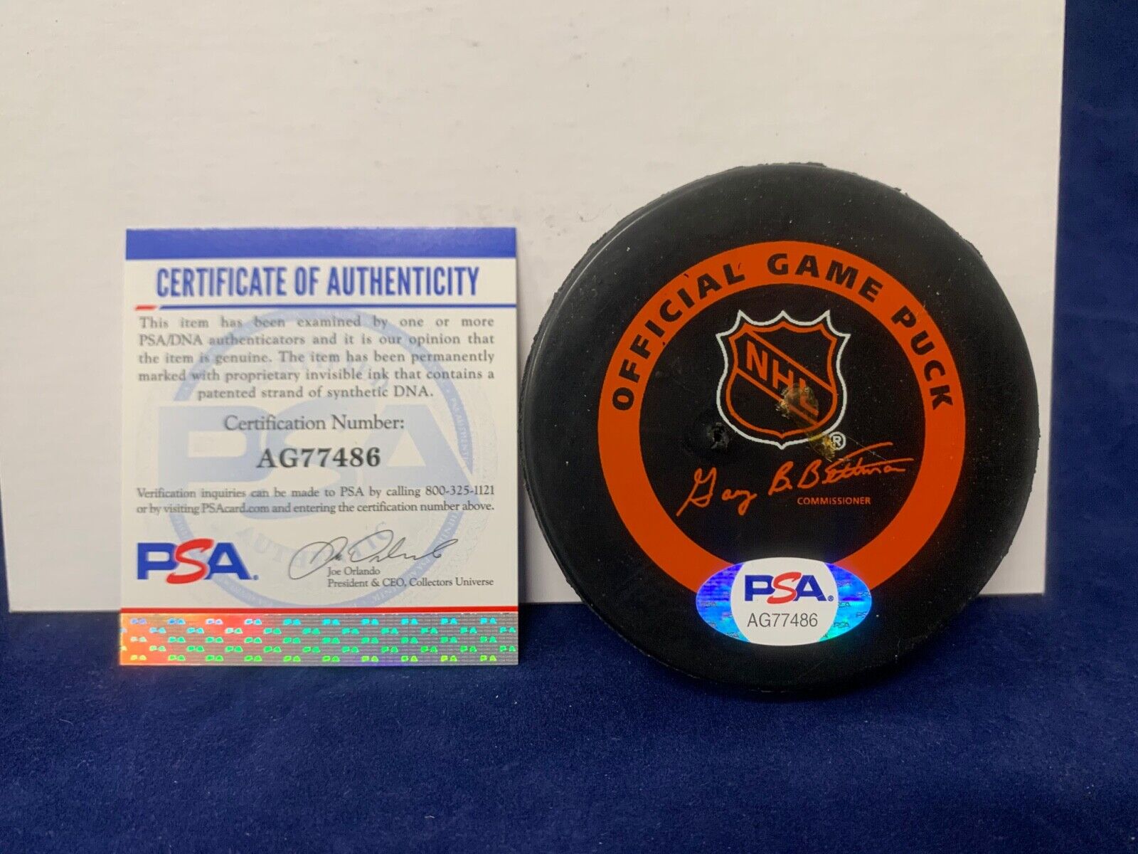 Mike Modano Autographed Signed NHL Official 1998 All Star Game Puck with PSA COA