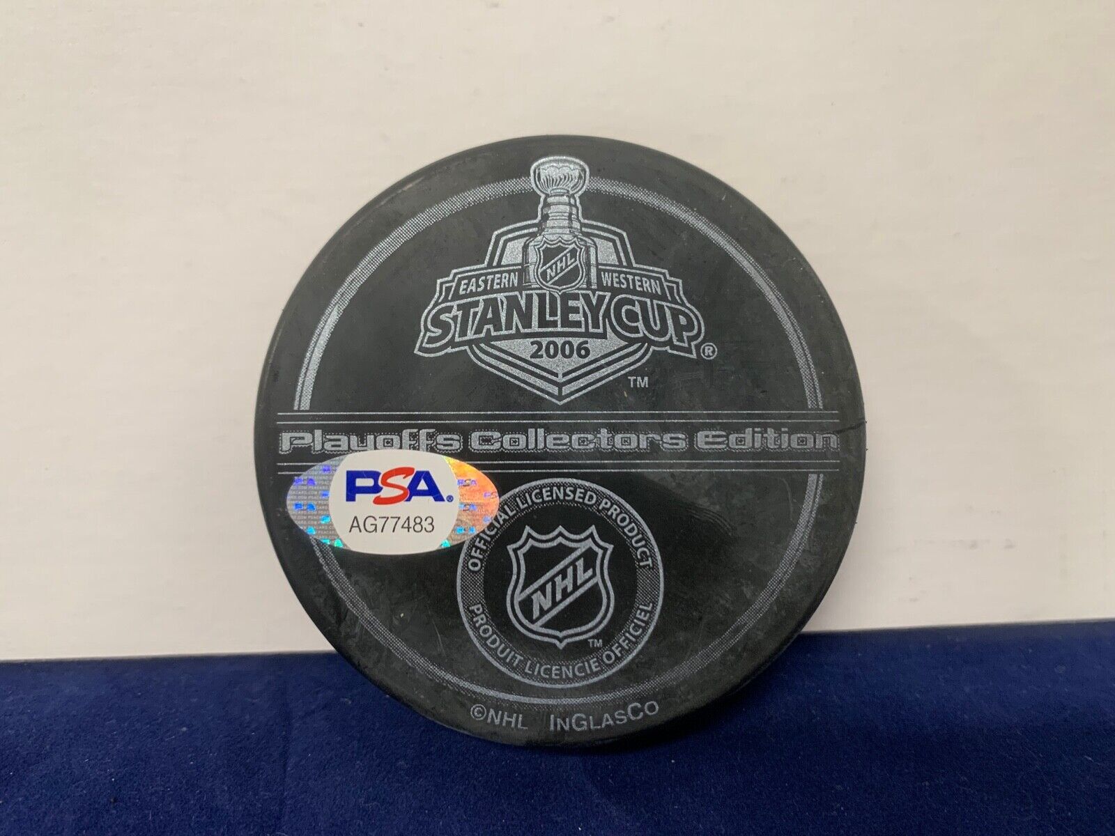 Rod Brindamour Autographed Signed 2006 Stanley Cup Playoff Puck with PSA COA