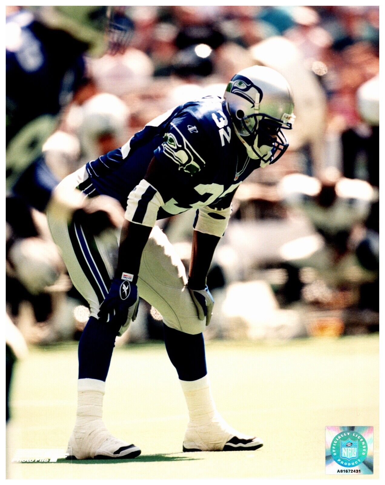 Ricky Watters Seattle Seahawks Photofile Unsigned 8x10 NFL Sports HG Photo