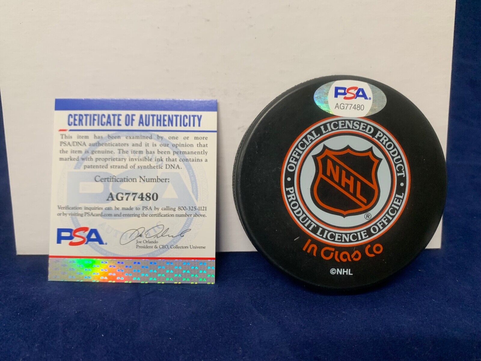 Teemu Selanne Autographed Signed 2002 All Star Game Licensed Puck with PSA COA