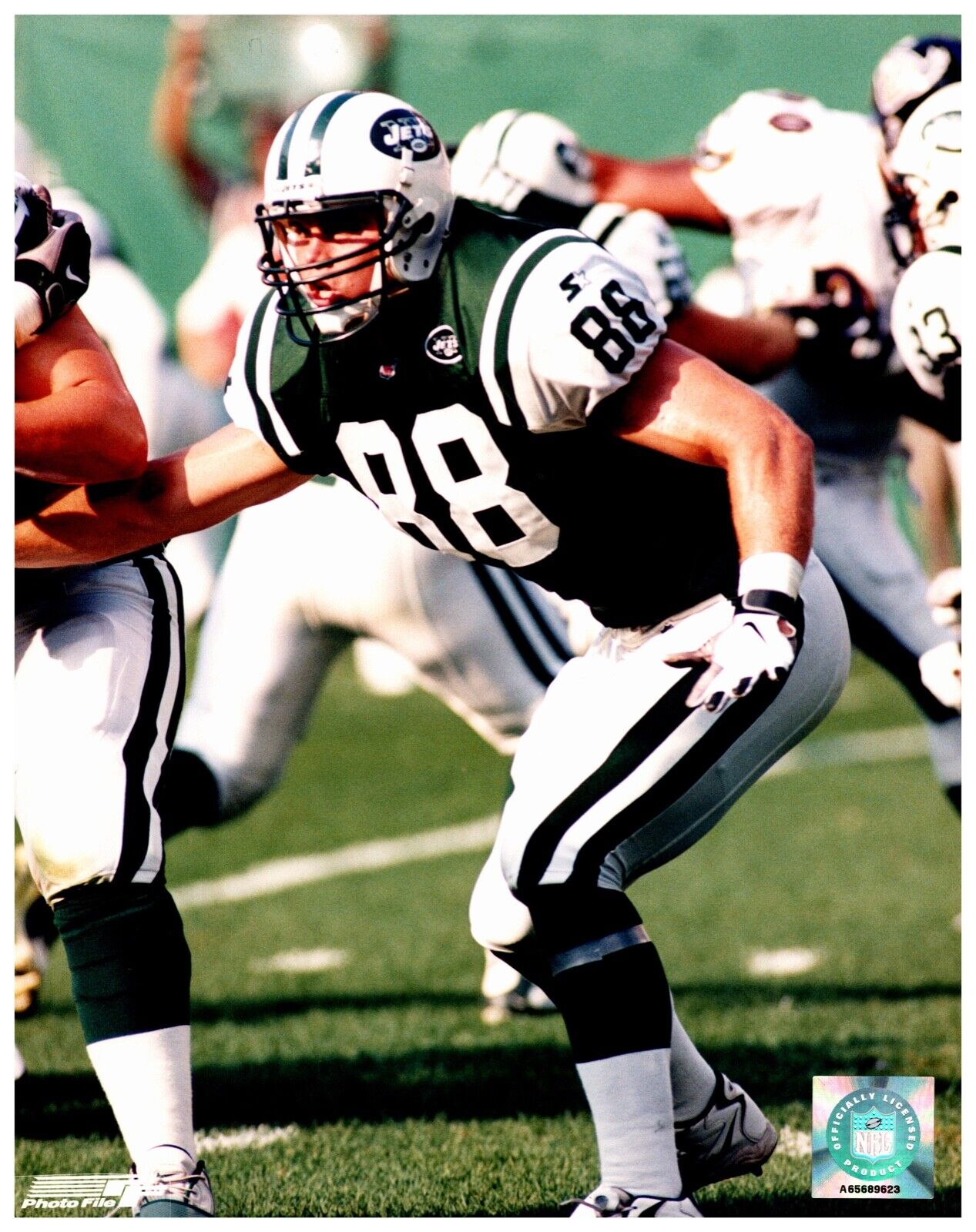 Kyle Brady New York Jets Photofile Unsigned 8x10 NFL Sports HG Photo