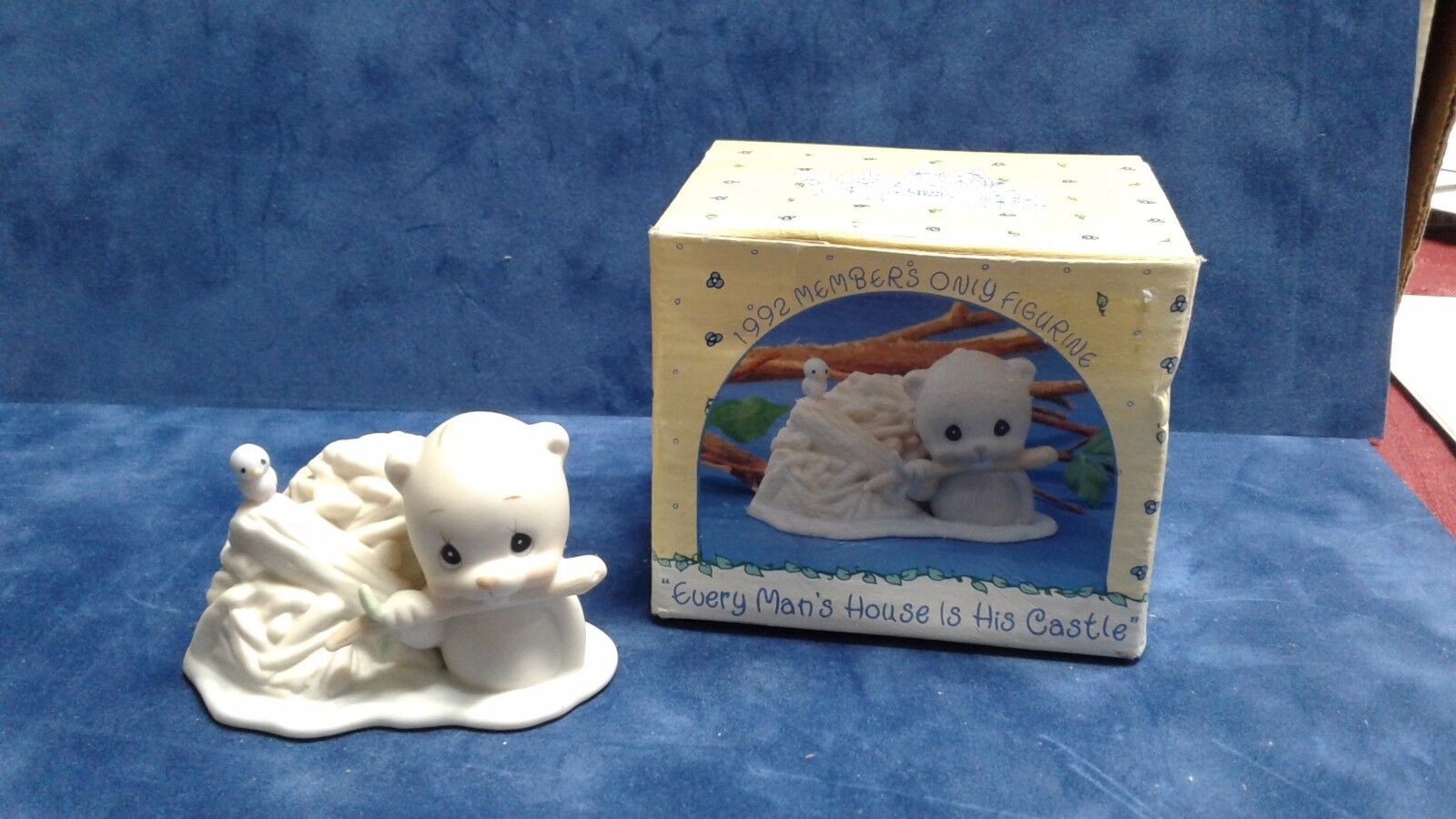 PRECIOUS MOMENTS  EVERY MAN'S HOUSE IS HIS CASTLE BC921 CLUB EXCLUSIVE!!~NEW!