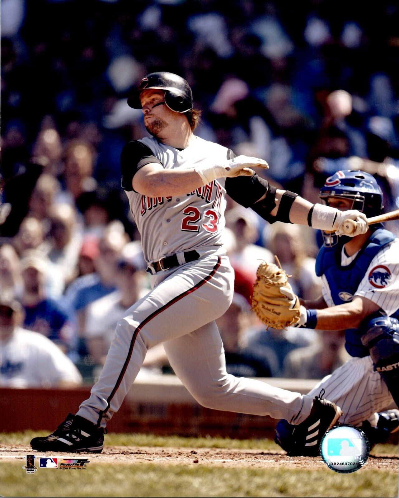 Jason LaRue Cincinnati Reds  8x10 Color Photo