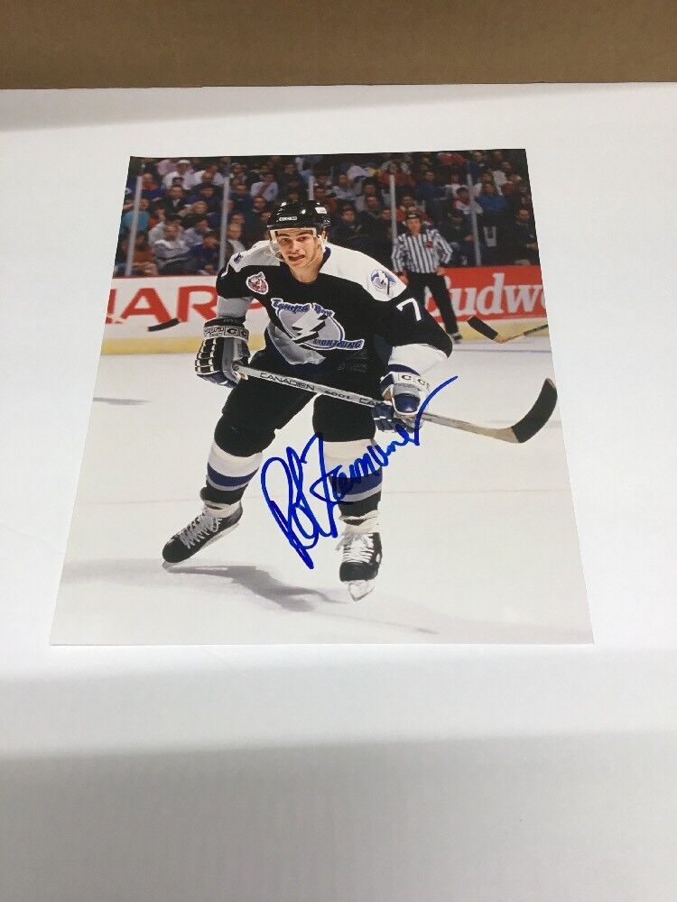 Rob Zamuner Tampa Bay Lightning Autographed 8x10 Photo C