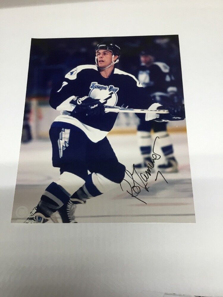 Rob Zamuner Tampa Bay Lightning Autographed 8x10 Photo A