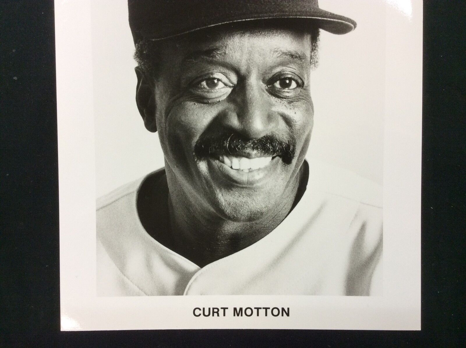 Curt Motton  Baltimore Orioles 8x10 B&W photo Tadder Team Issued photo