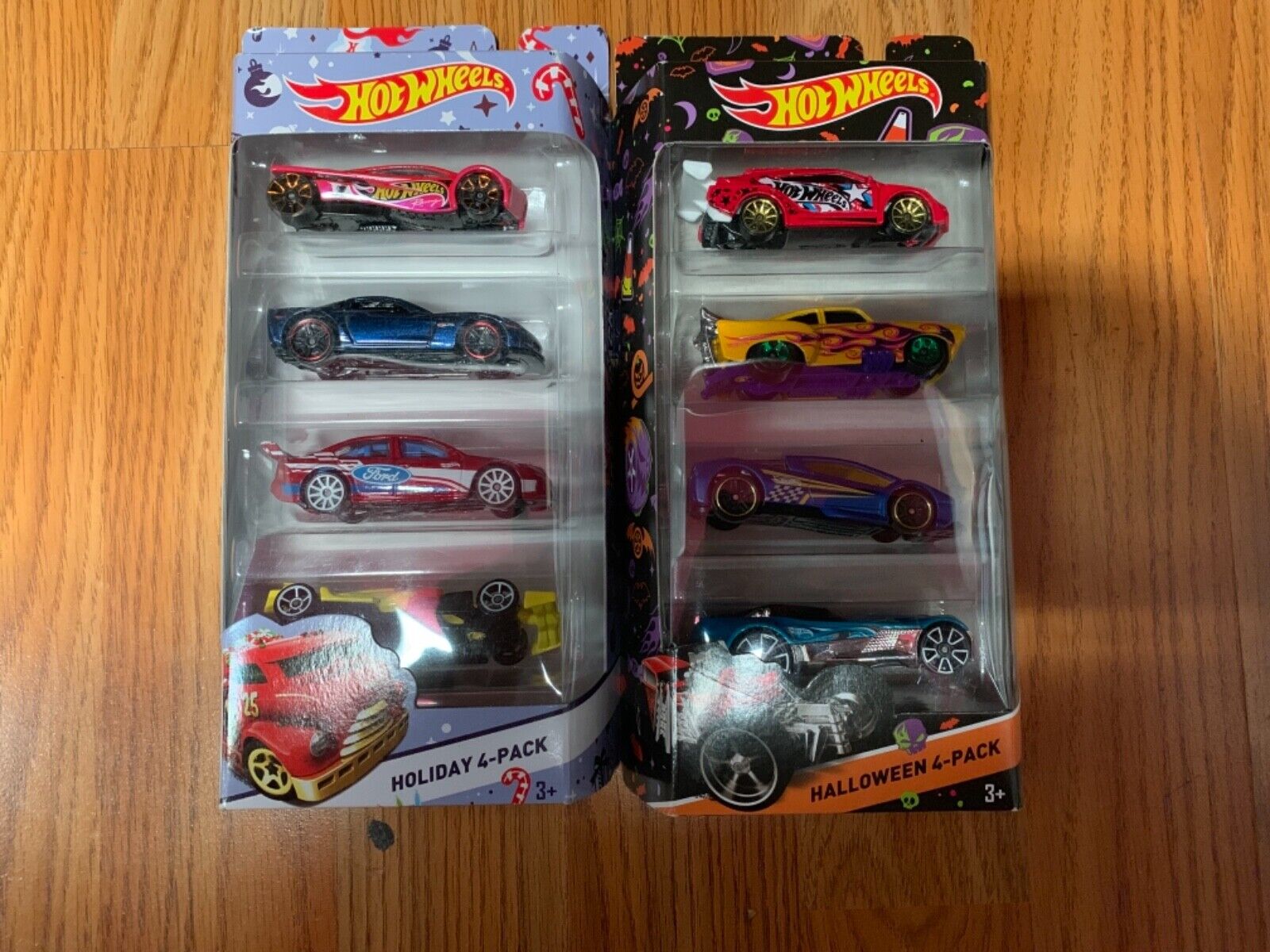 Hotwheels Holiday & Halloween 4-Pack