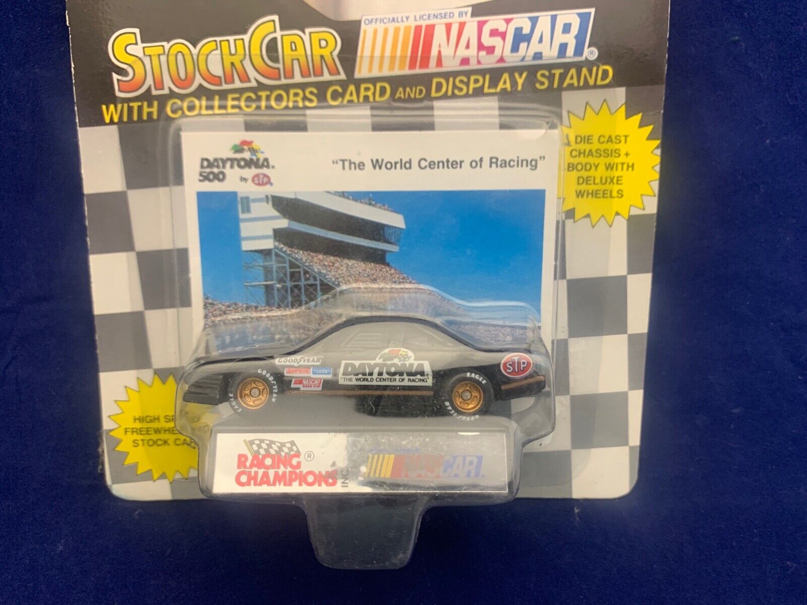 1992 Racing Champions  Daytona 500 Stock car 1992 Daytona Card and Display