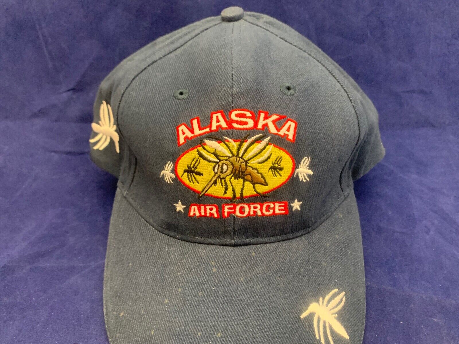 Alaska Air Force 100% Cotton Hat Adjustable Size Northwest Embroidery Inc.