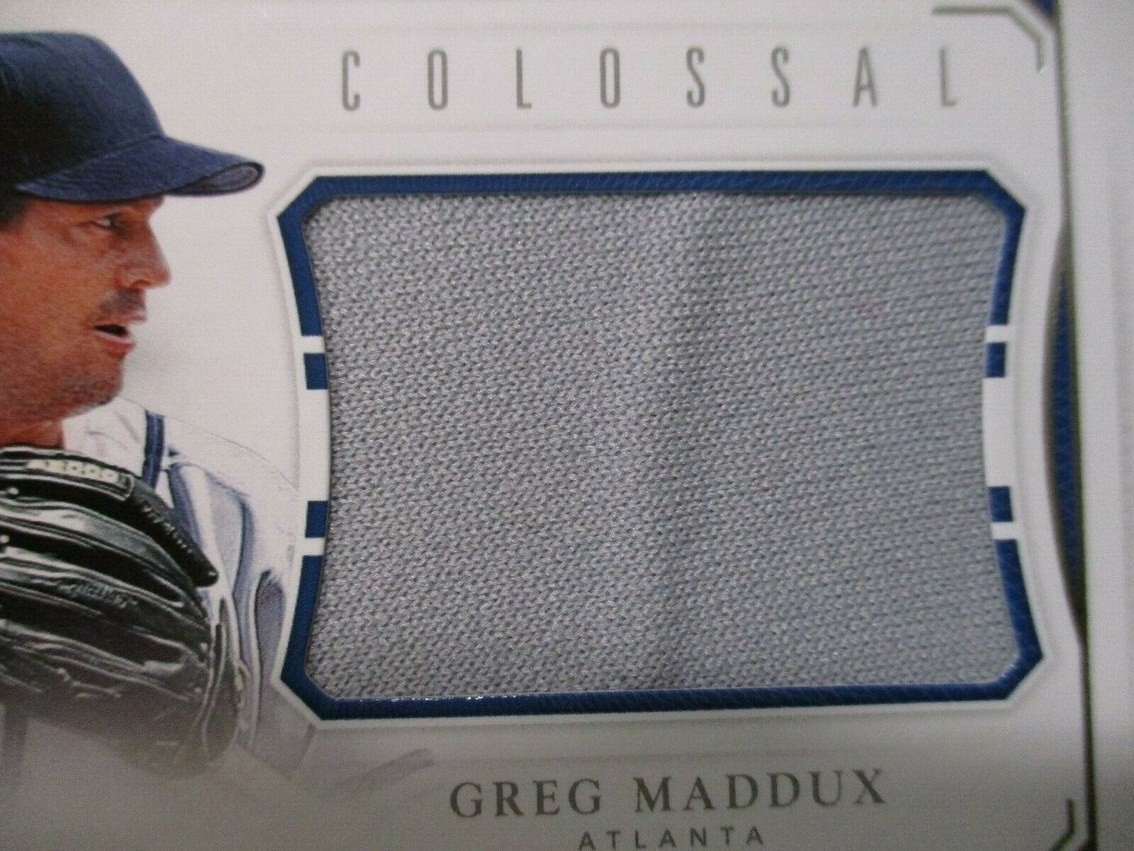 Greg Maddox 2015 National Treasure Colossal Jersey 17/25 Atlanta Braves No. C-GM