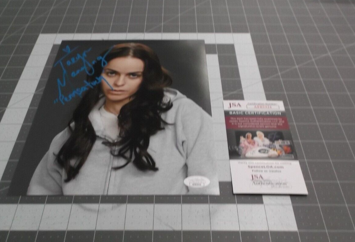 Taryn Manning Autographed 8x10 Photo Orange is the new Black JSA #AF85321 Blue