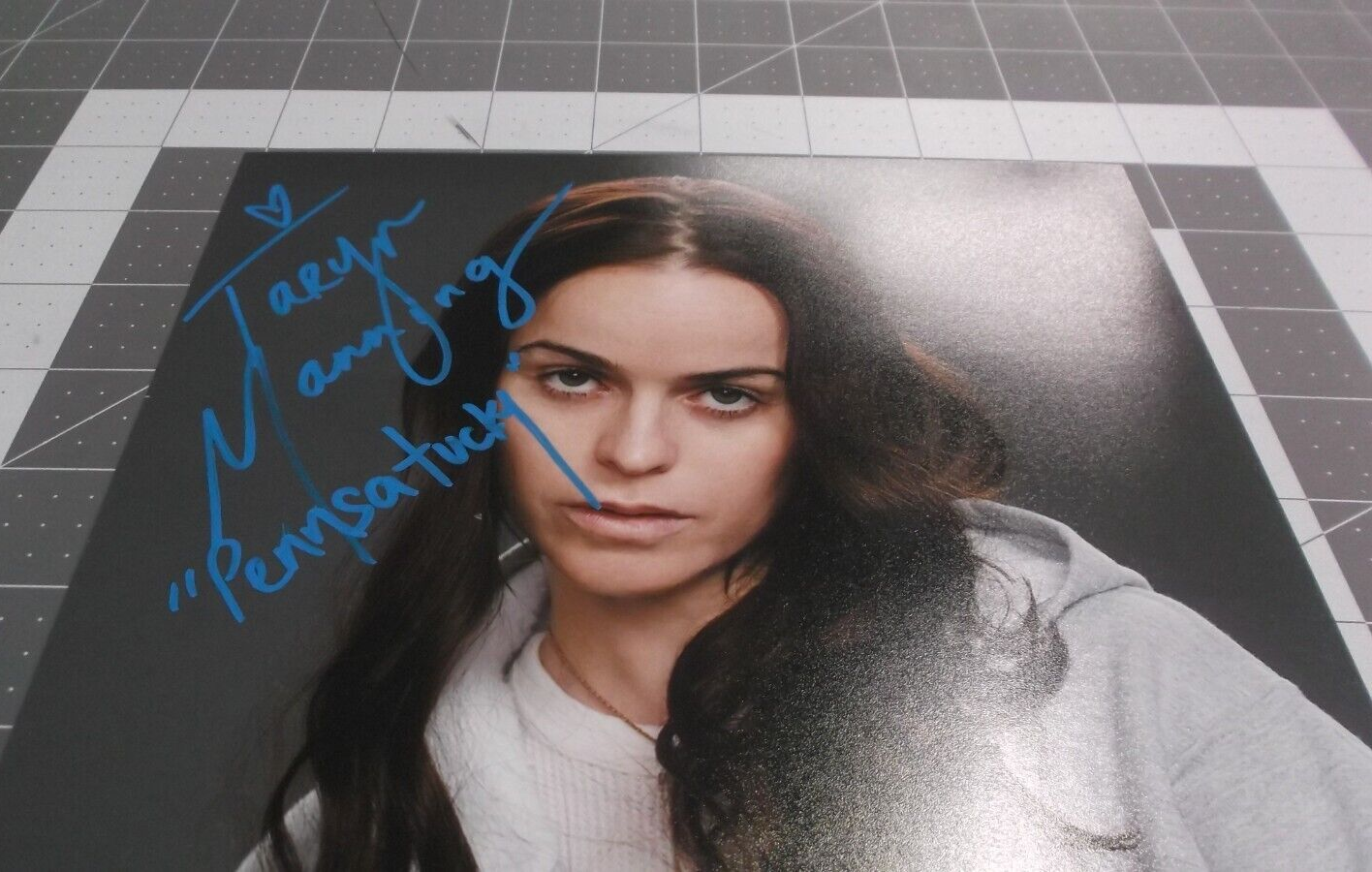 Taryn Manning Autographed 8x10 Photo Orange is the new Black JSA #AF85321 Blue