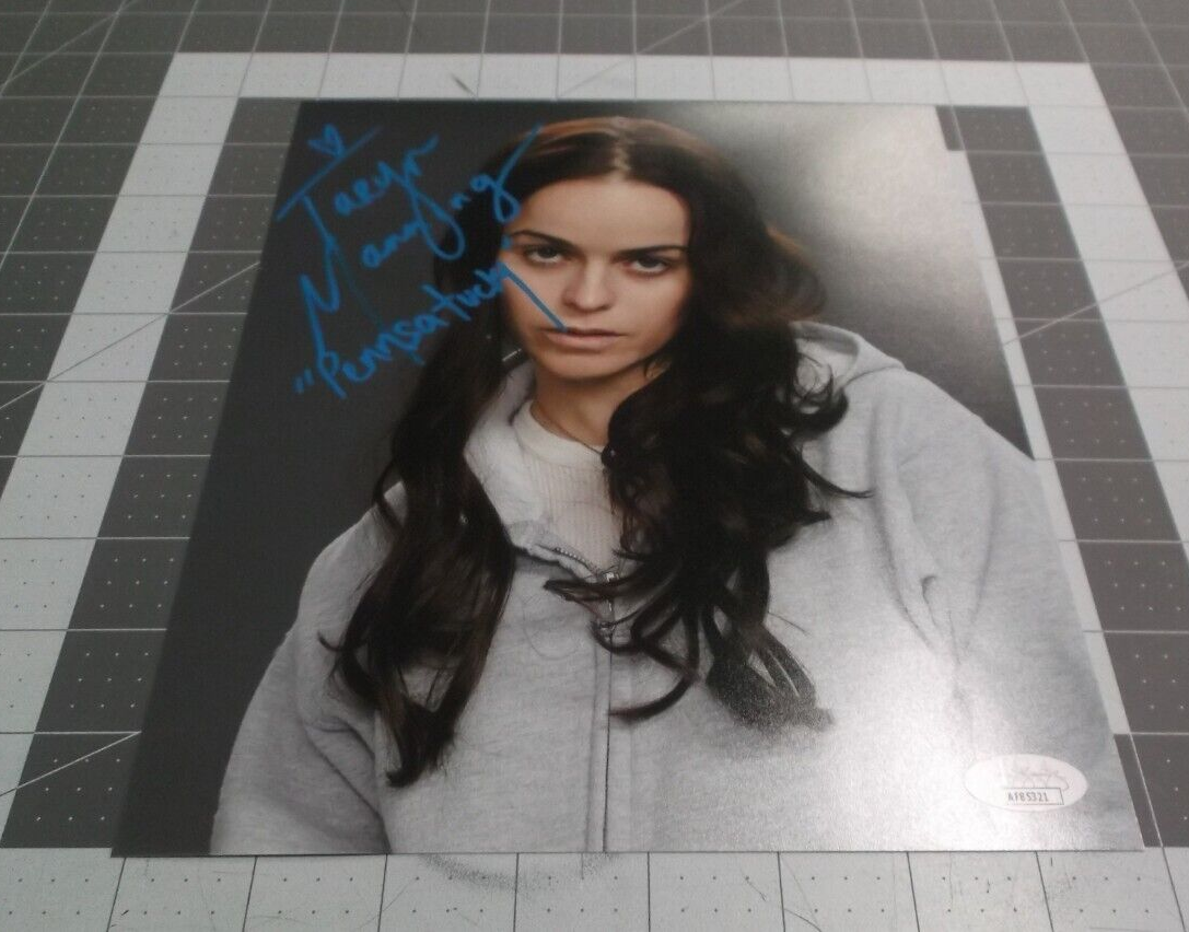 Taryn Manning Autographed 8x10 Photo Orange is the new Black JSA #AF85321 Blue