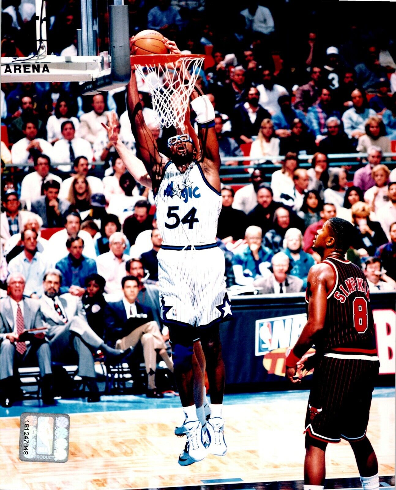 Horace Grant Orlando Magic  8x10 Color Photo