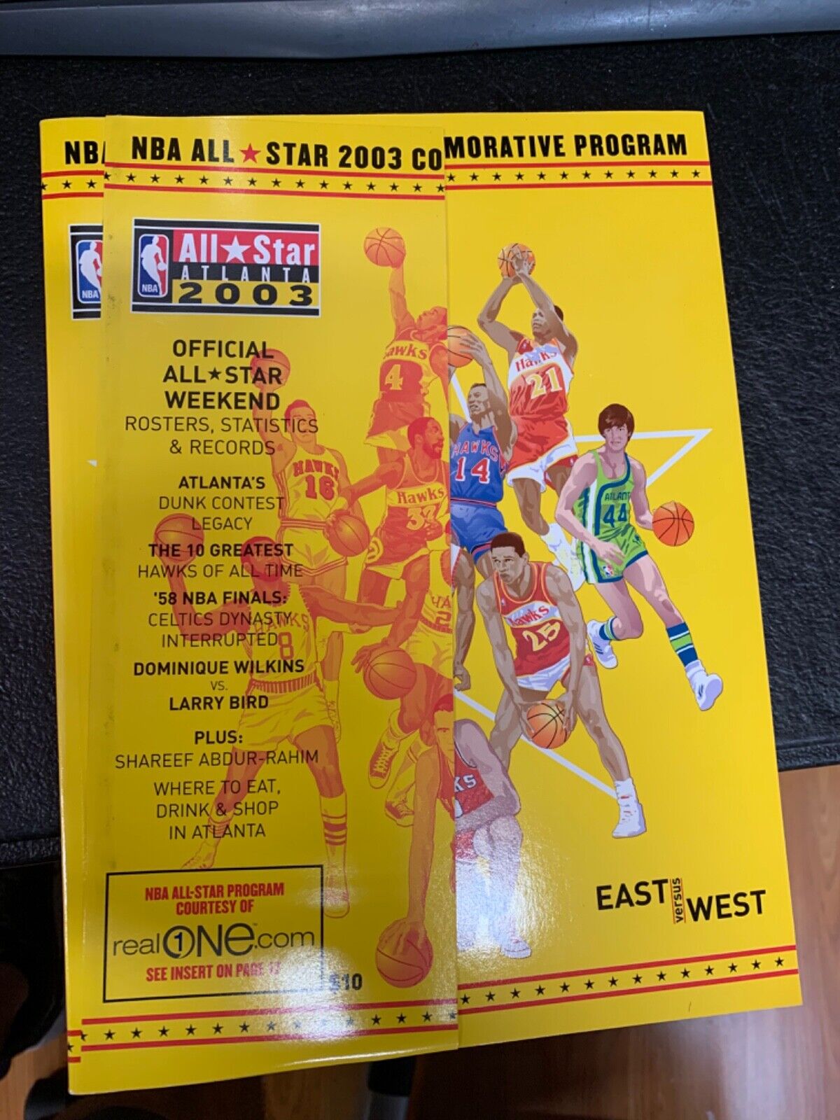 Michael Jordan Final All Star Game 2003 Program played in Atlanta Ex Condition