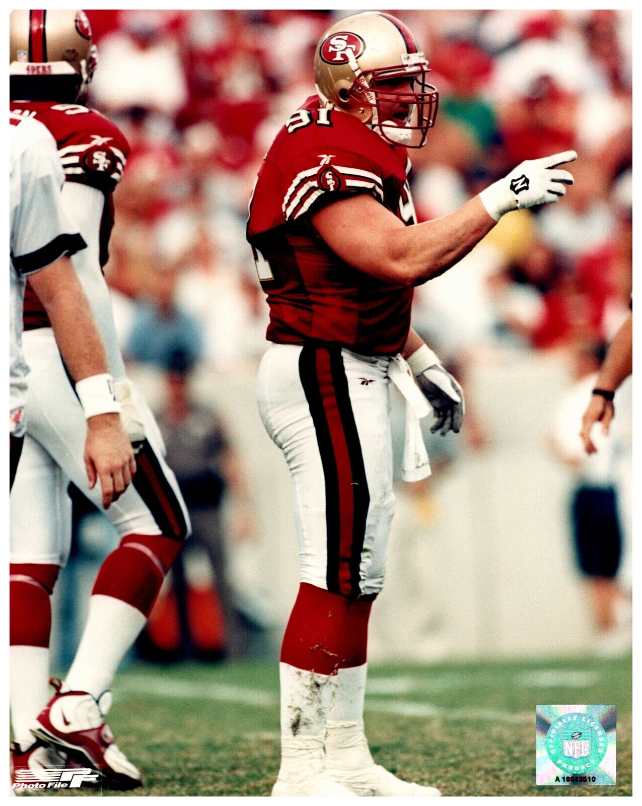 Kevin Greene San Francisco 49ers Photofile Unsigned 8x10 Hologram Sports Photo