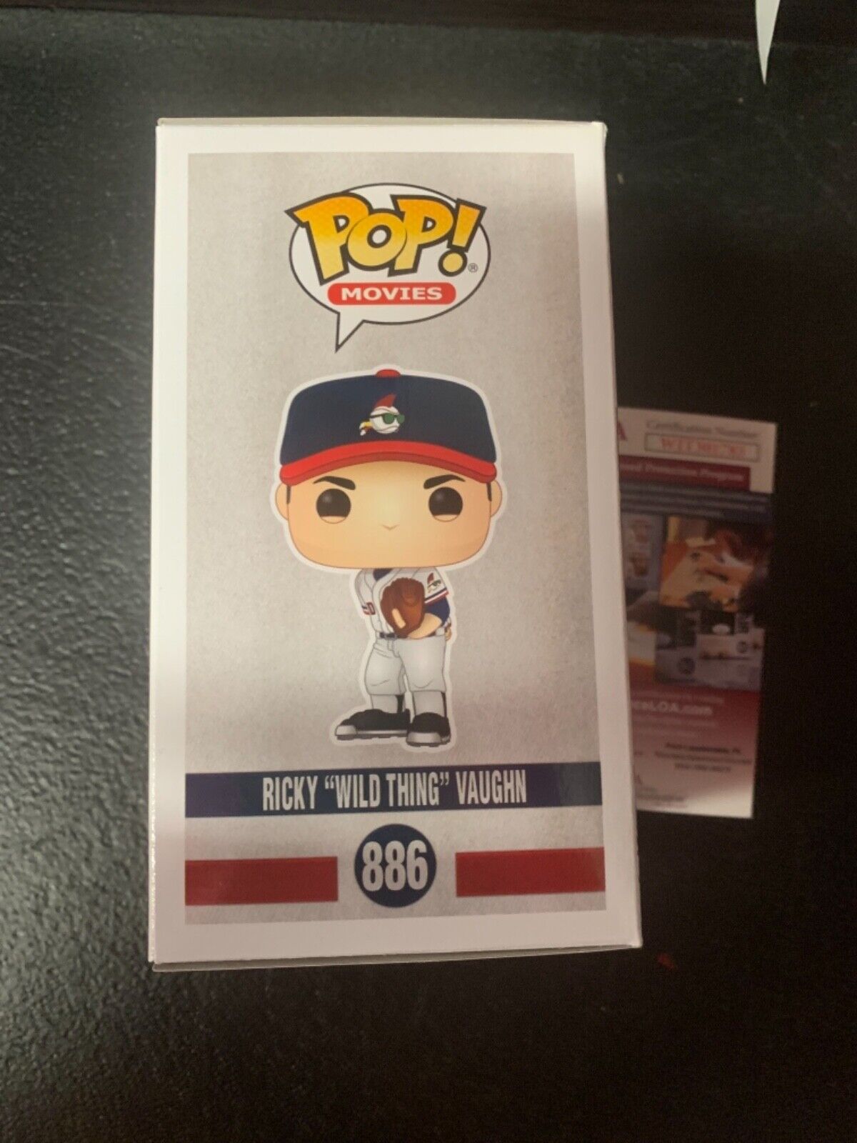 Funko Pop Autographed By Charlie Sheen Major League “Ricky Vaughn” JSA