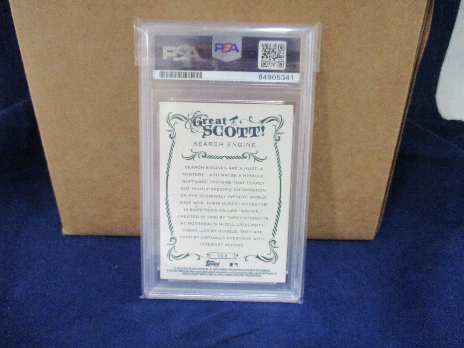 Vint Cerf Net Designer Autographed Signed 2015 Allen & Ginter PSA Slab #84905341