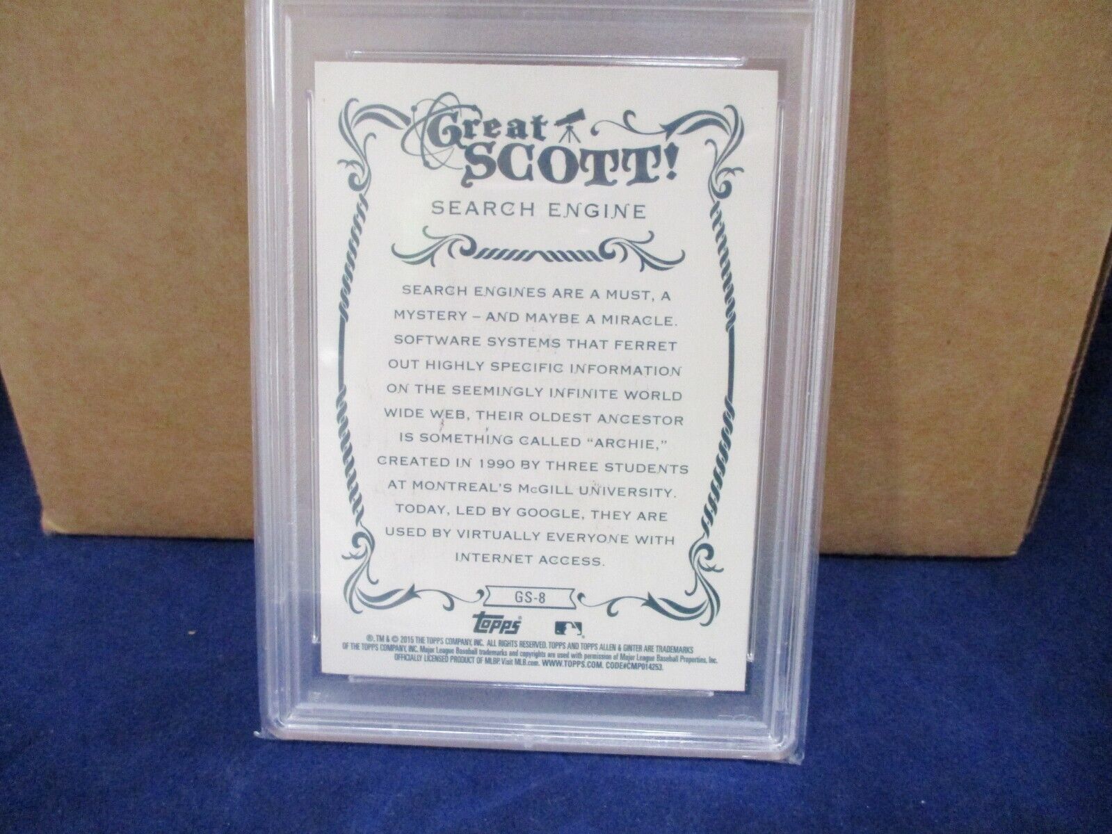 Vint Cerf Net Designer Autographed Signed 2015 Allen & Ginter PSA Slab #84905341