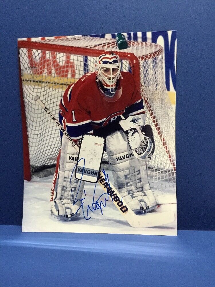 Ron Tugnutt Montreal Canadiens Autographed 8x10 Photo A