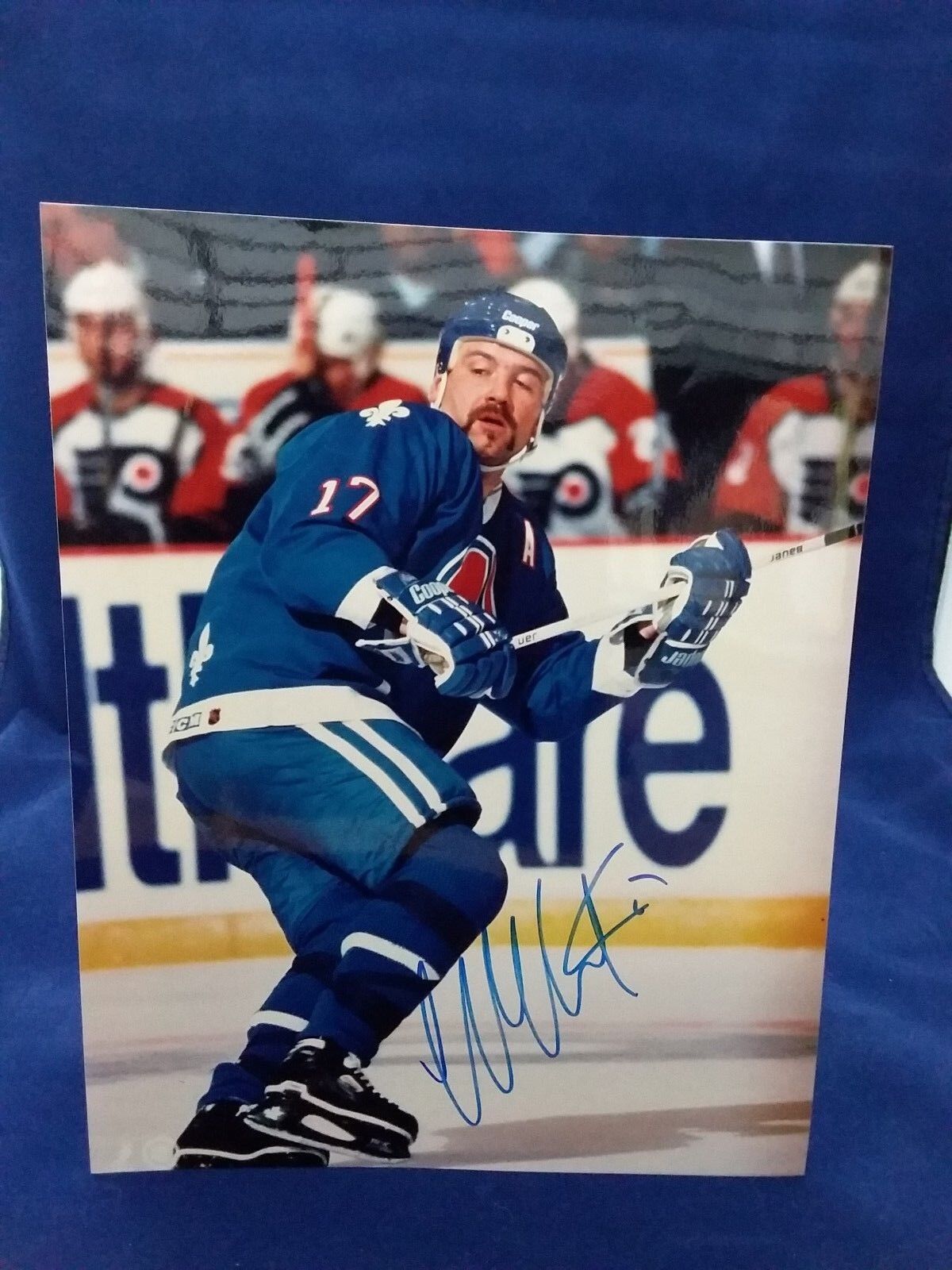 Wendel Clark Quebec Nordiques Autographed 8x10 Photo