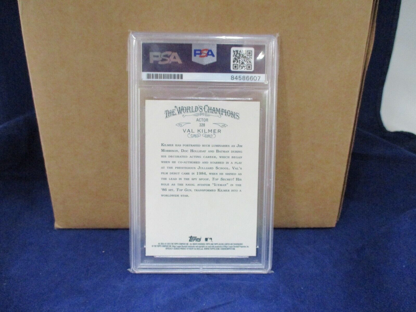 Val Kilmer Autographed Signed 2015 Allen & Ginter PSA Slab #84586607