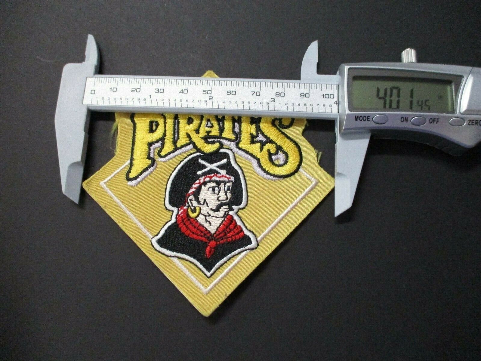 Pittsburgh Pirates Patch Size 4 x 4 inches Yellow Logo