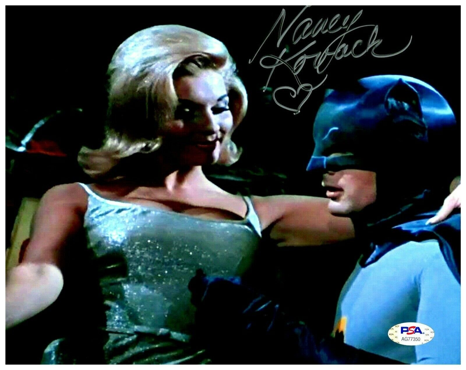 Nancy Kovack Batman Actress Signed 8x10 Color Photo PSA