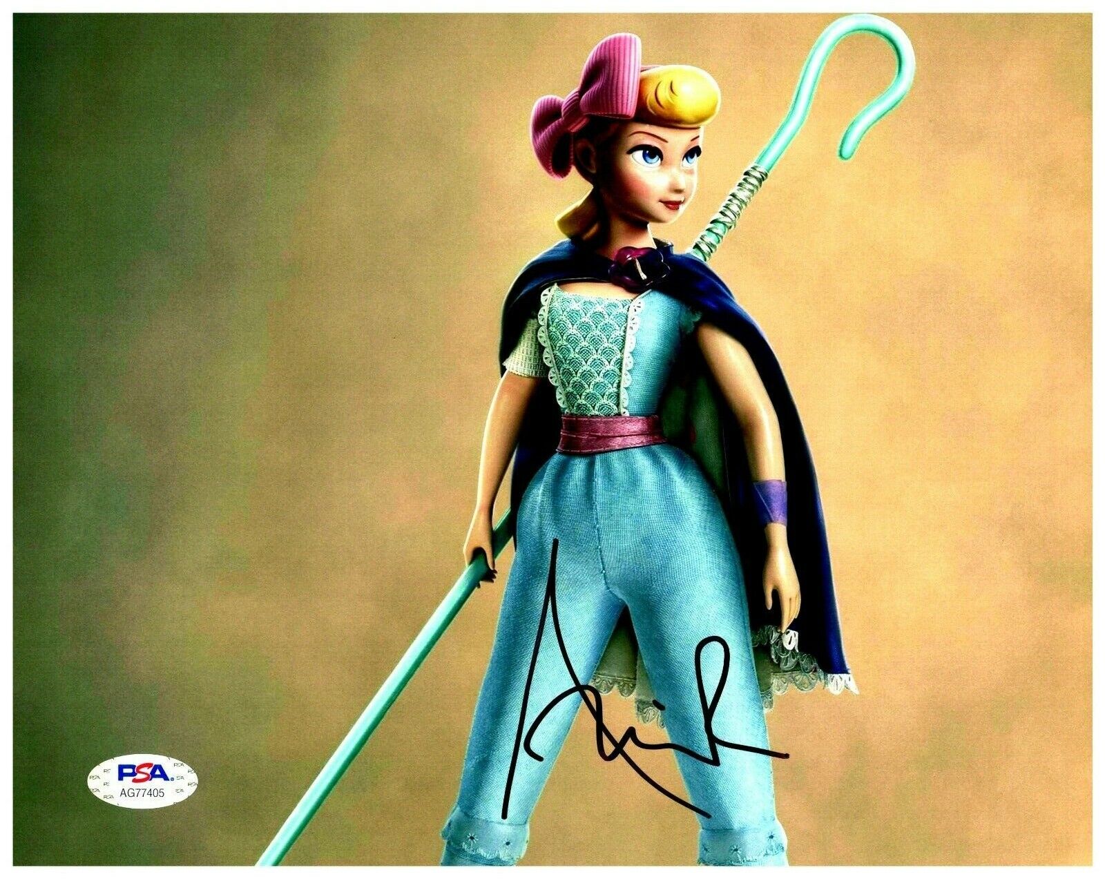 Annie Potts Bo Peep Toy Story 4 Actress Signed 8x10 Color Photo PSA B