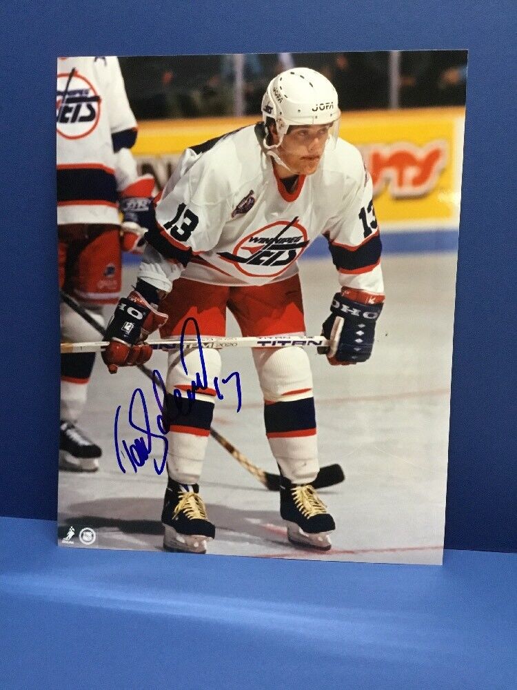 Teemu Selanne Winnipeg Jets Autographed 8x10 Photo B