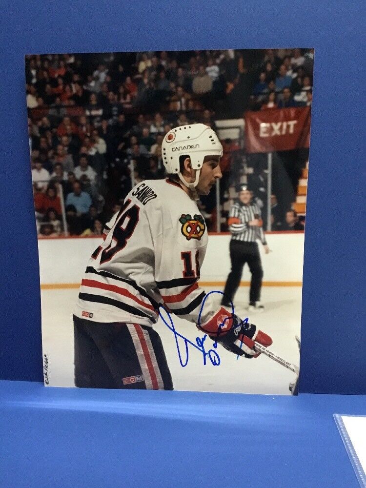 Denis Savard Chicago Blackhawks Autographed 8x10 Photo A