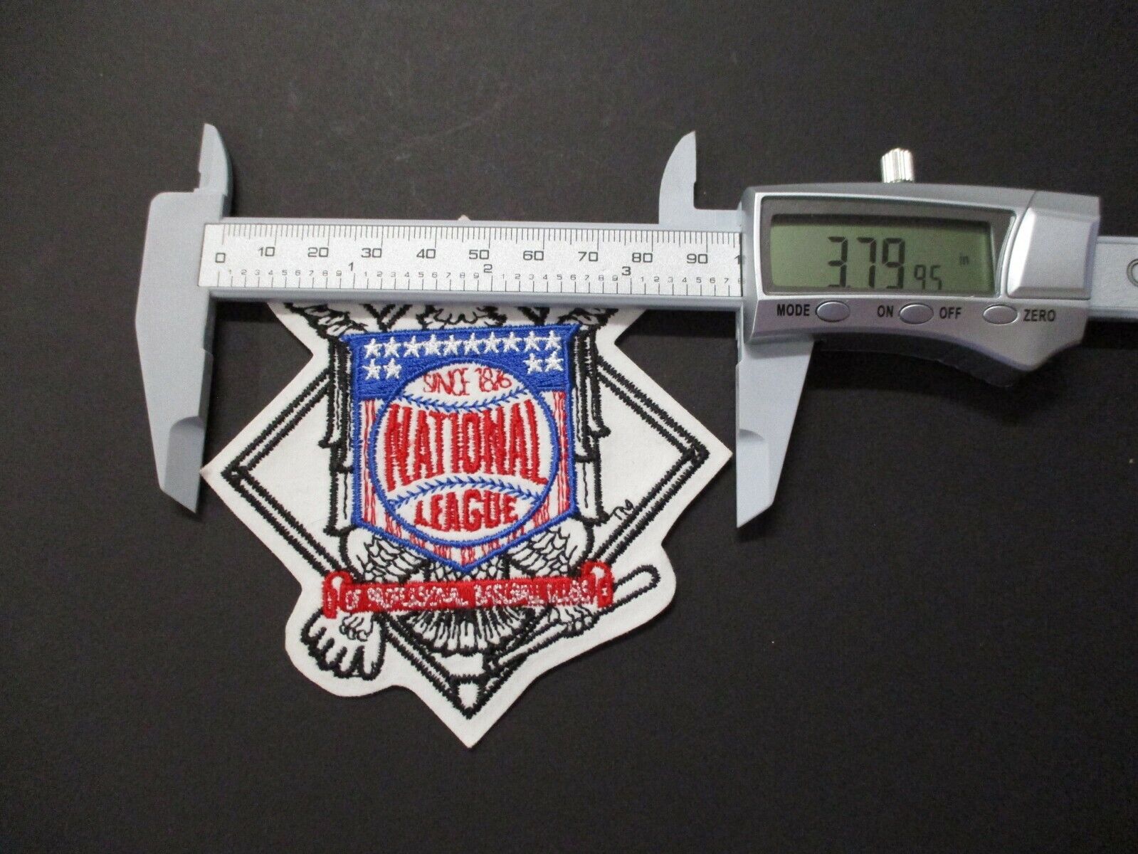 National League Patch Size 3.75 x 4 inches National League Since 1876