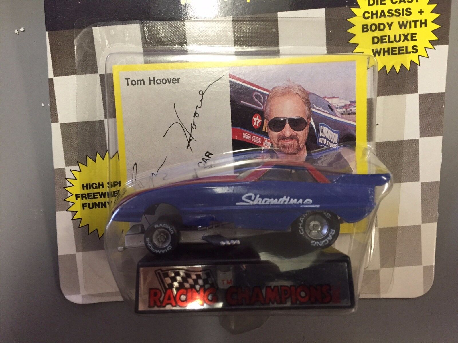 Tom Hoover 1989 Racing Champions Funny Car NIP Series 1 Showtime