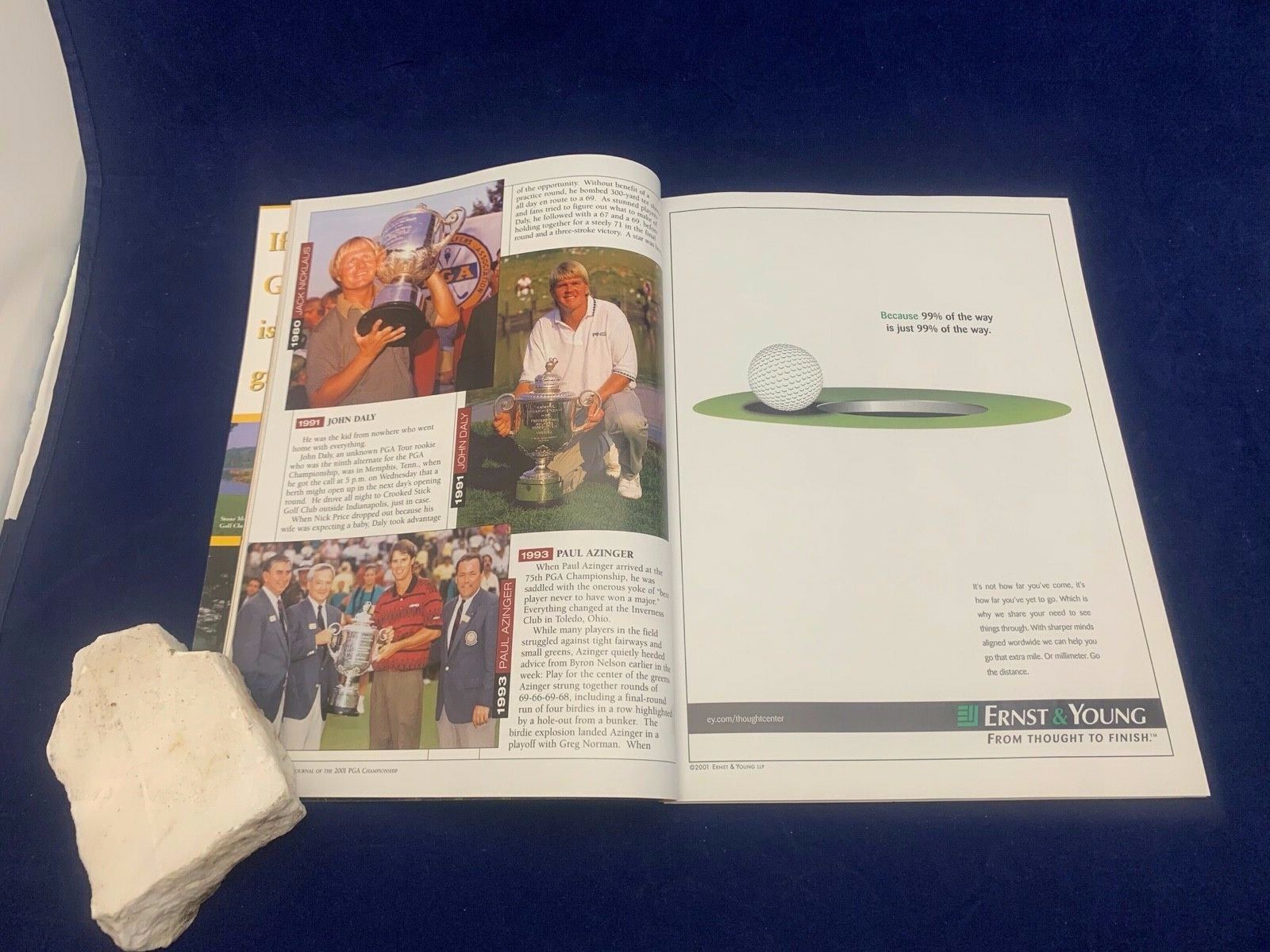 The 83rd PGA Championship 2001 Official Golf Program Atlanta Athletic Club Guide