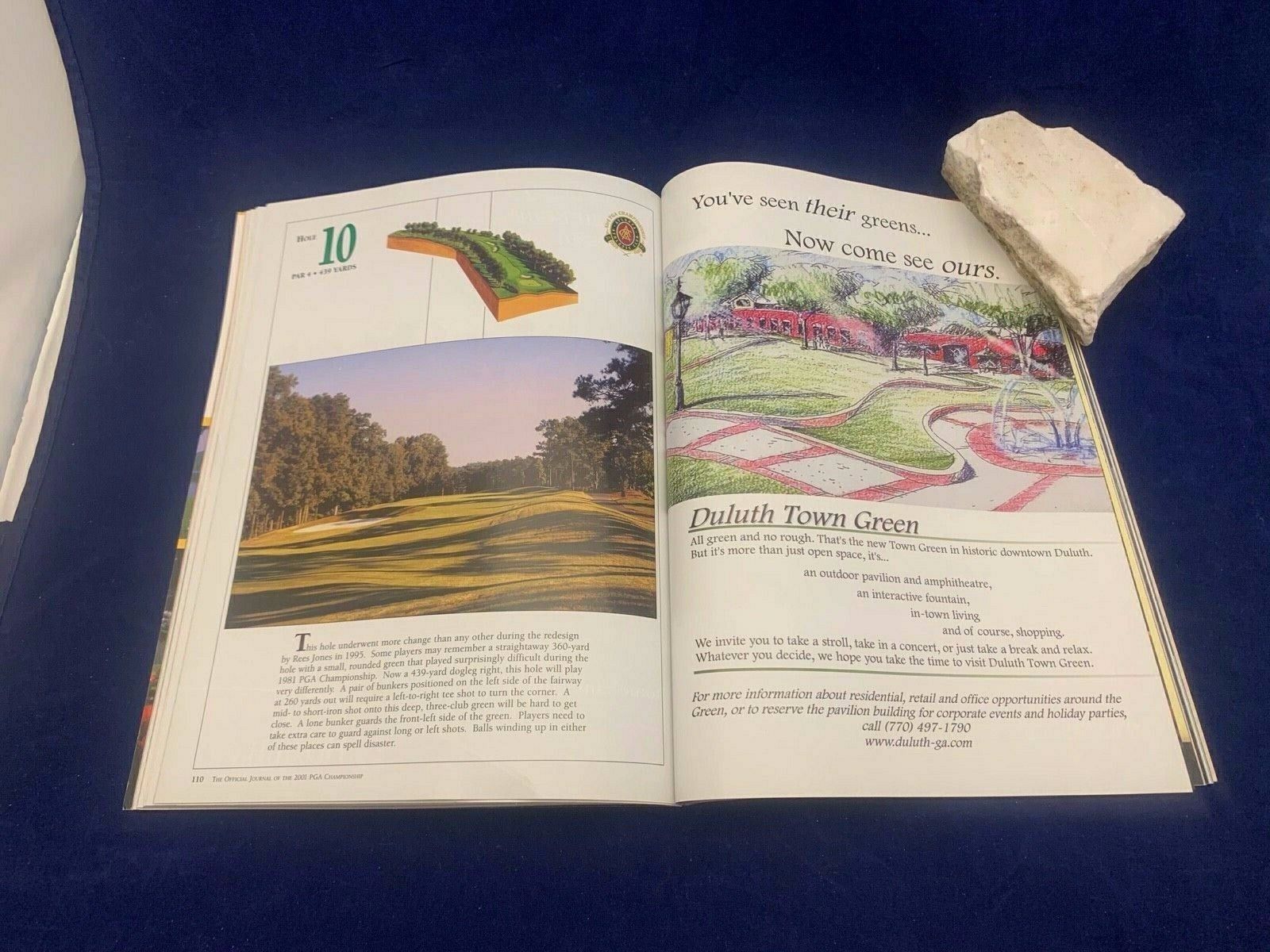 The 83rd PGA Championship 2001 Official Golf Program Atlanta Athletic Club Guide