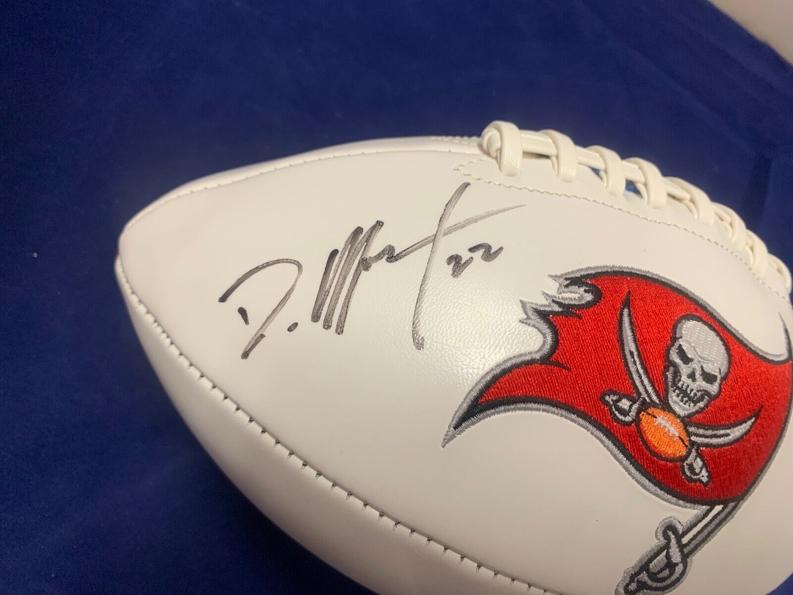 Doug Martin Autographed Tampa Bay Buccaneers Logo Football with All Sports COA