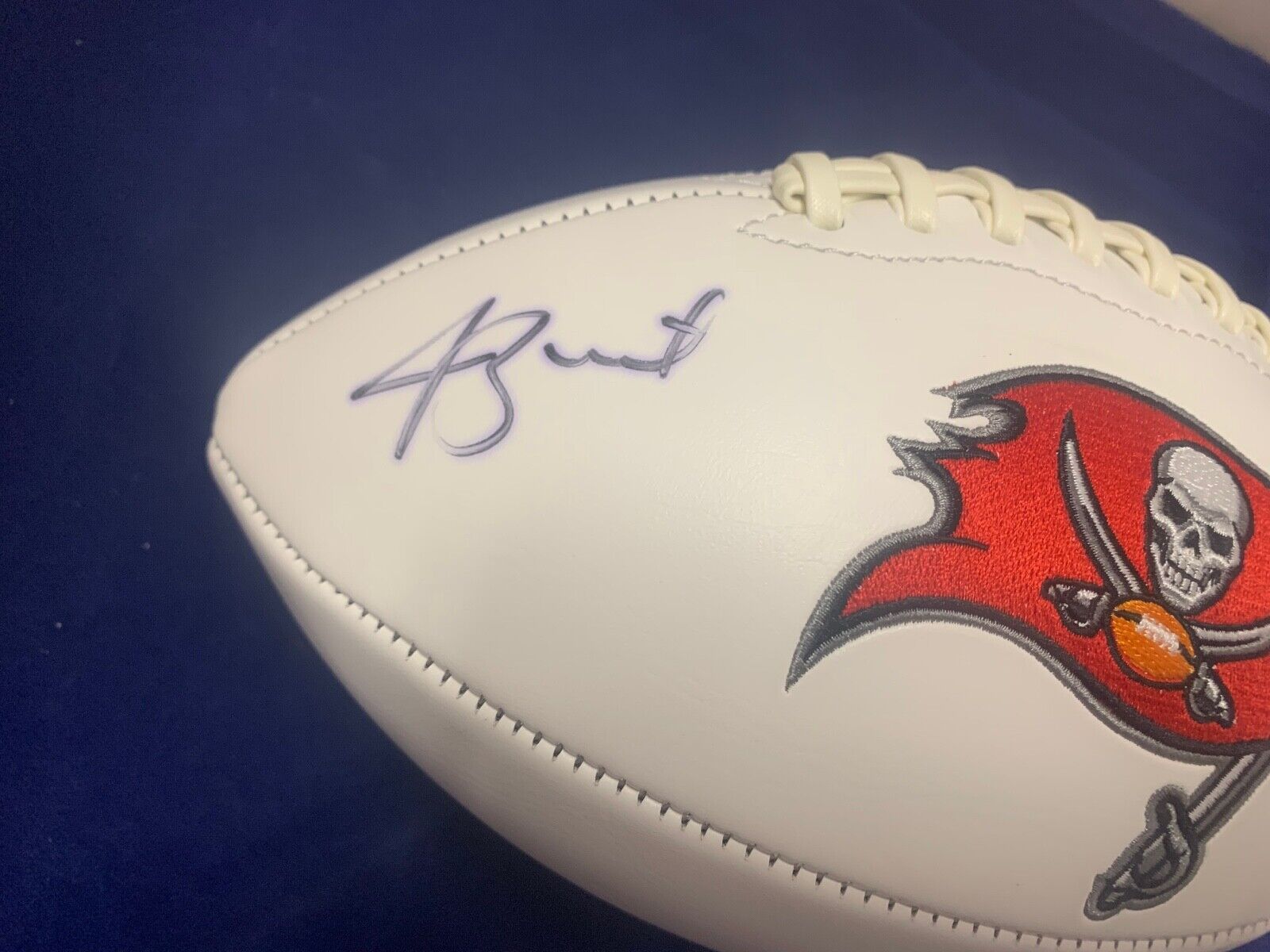 Jameis Winston Autographed Tampa Bay Bucs Logo Football with All Sports COA